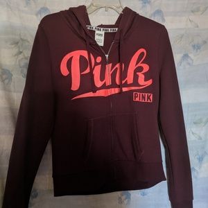 VS Pink hooded sweatshirt